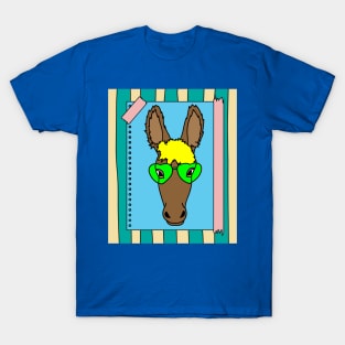 Party Retro Ass With Sunglasses T-Shirt